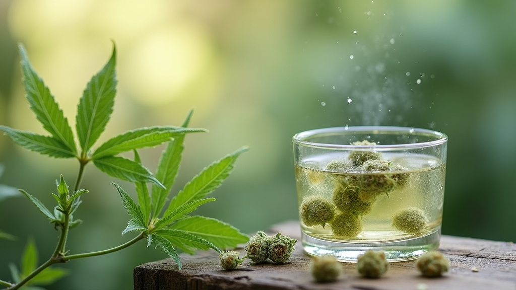 Comparaison visuelle entre fleurs de CBD hydroponiques et fleurs cultivées en extérieur