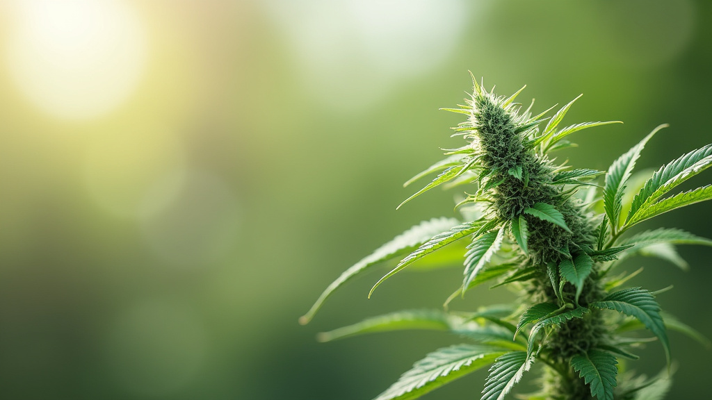 Fleurs de CBD cultivées en hydroponie dans un environnement contrôlé avec système de lumière LED
