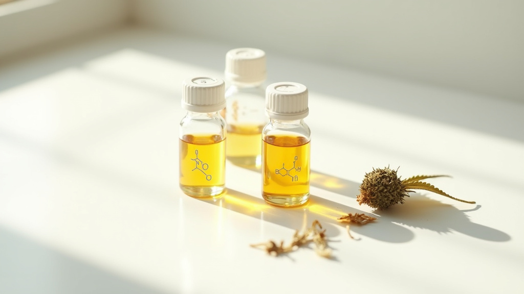 Structure chimique des principaux cannabinoïdes dérivés