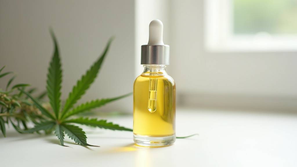 Gouttes d'huile CBD sous la langue pour une absorption sublinguale