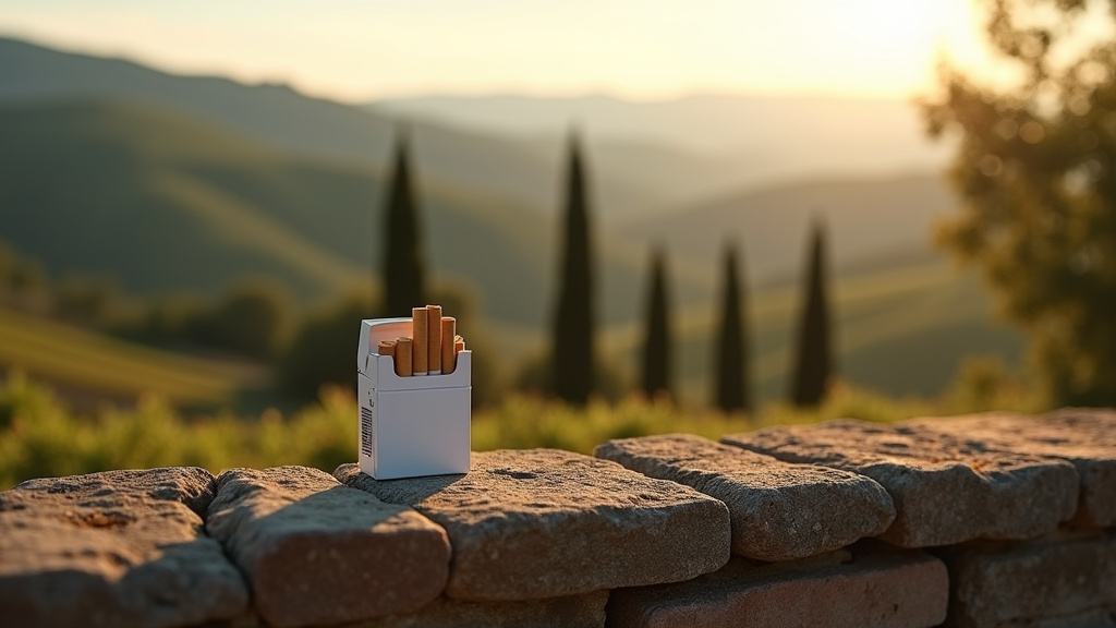 Différentes catégories de cigarettes italiennes avec leurs prix respectifs