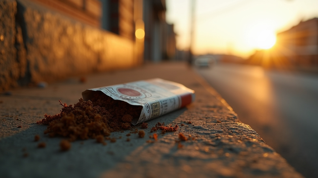 Pot de tabac Winston Volume 30g sur un fond sombre avec des billets de banque