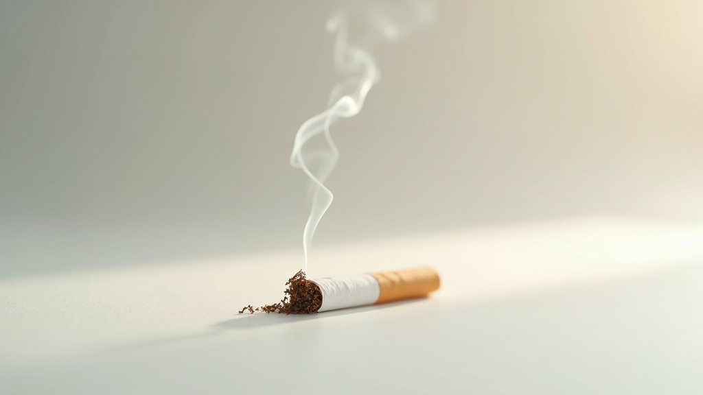 Schéma d'absorption de la nicotine dans le corps humain
