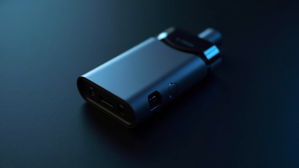 Pod Luxe XR Max de Vaporesso posé sur une surface noire avec éclairage LED